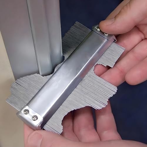 Metal Contour Duplicator Gauge, 6 inch, Shape Copy Tool - size: 150mm Metal Contour Gauge