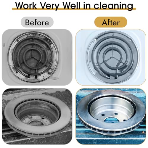 Wire Brush for Cleaning, Small Brass Steel Nylon Brush, Metal Rust Remover - color: Grey+3 Mixed Color