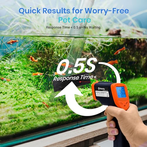Etekcity Infrared Thermometer Laser Temperature Gun, -58°F~1130°F, Orange - color: Orange, style: Advanced