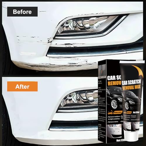 2Pcs Car Scratch Remover Wax, Auto Scratch Remover for Cars (120 ML)