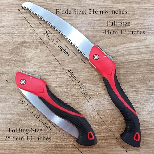 8 Inch Pruning Saw Heavy Duty Folding Saw Camping Saw SK5 Blade - size: 8 Inch