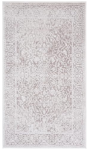 SAFAVIEH Reflection Accent Rug 2'3"x4', Beige & Cream RFT670A - color: Beige/Cream, size: 2'3" x 4' (Rectangular)