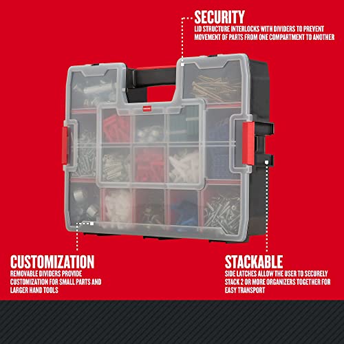 CRAFTSMAN Medium Storage Organizer, 14 Compartments (CMST14022) - size: 1 Count (Pack of 1), style: Medium Organizer