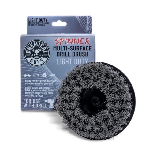 Chemical Guys, Light Duty Spinner Drill Brush Attachment, Multi-Surface - style: Light Duty