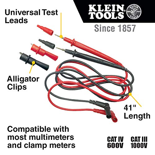 Klein Tools Replacement Test Lead Set + Carrying Case