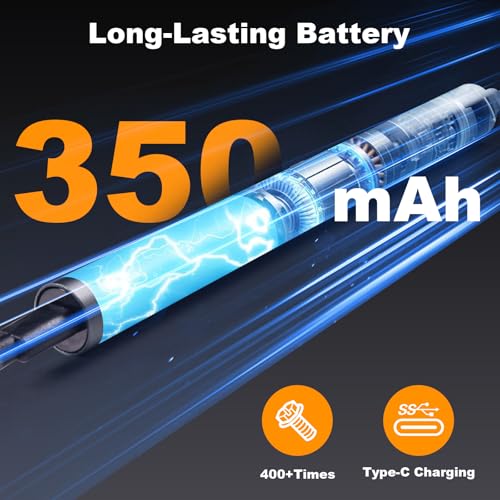 Electric Screwdriver, 75 IN 1 Precision Screwdriver Set with 3 Torque Settings, Magnetic Storage & LED Light, S2 Steel Mini Power Screwdriver Repair Tool Kit for Electronics, Camera (Dark Blue)