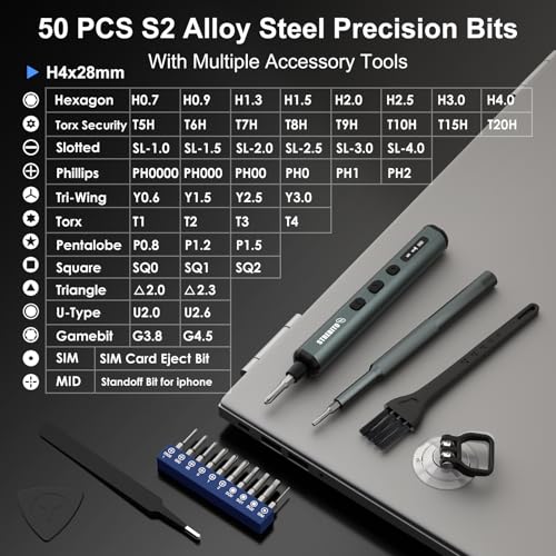 STREBITO Electric Screwdriver Set, 67 in 1 Electric Precision Screwdriver - color: Upgraded Blue