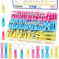 Tnisesm 120PCSHeat Shrink Connectors,Waterproof Crimp Terminals Auto&Marine - color: 120PCS