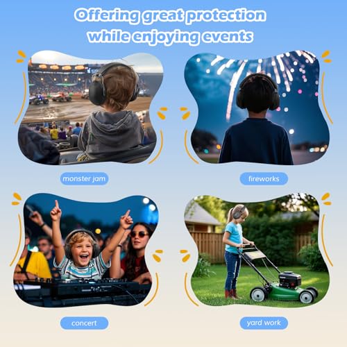 ProCase Noise Cancelling Headphones for Kids/Toddlers SNR 27dB Ear Muffs - color: Black