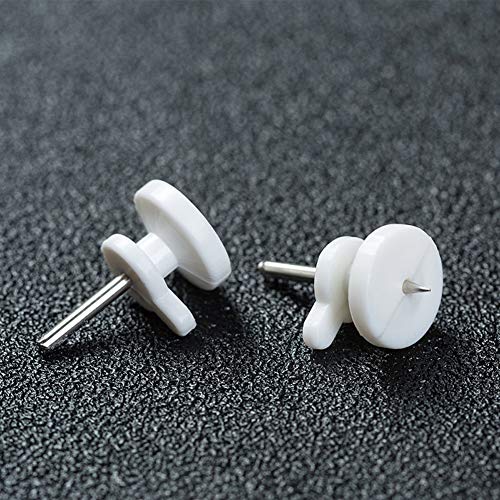 100 Pcs Push Pins Picture Hangers Wall Hooks,Thumb Tacks for Wall,Renter Friendly Decor Small Picture Frame Hangers for Drywall Cork Board Home Office Photo Decorations