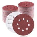 100Pcs 5 Inch Sanding Discs 80 Grit, Round Hook and Loop Sandpaper for Random Orbital Sander Pads(80 Grit) - style: 80G 100pcs