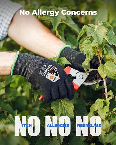 toolant ComfyCut A4 Cut Resistant Work Gloves, 3 Pairs, Dark Gray, Large - size: Large