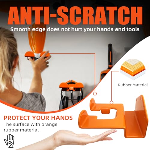 Weedeater Hanger, 3 Pack Weed Eater Hanger for Wall, Weed Wacker Holder - color: 3 Pack