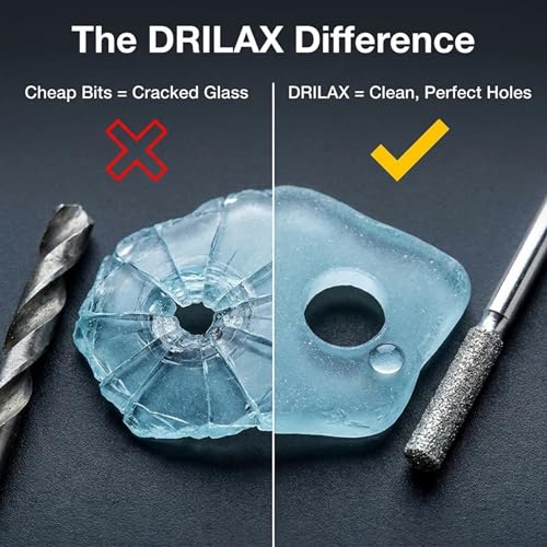 Drilax 30-Pc Diamond Drill Bits for Stone, Glass, Dremel, 1-3mm, 1/8" Shank - size: 1mm - 2mm - 3mm