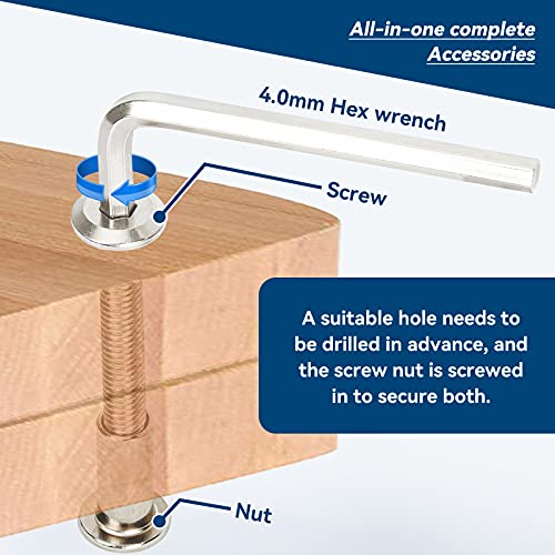 M6 x 16mm/20mm/25mm/30mm/40mm 140Pcs Hex Socket Screws Head Nuts - size: 16/20/25/30/40mm (140pcs)
