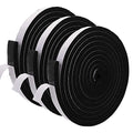 Jucoan 49 Feet Weather Stripping Foam Insulation Tape, 1 Inch Wide x 1/2 Inch Thick Self Adhesive Foam Seal Tape, High Density Door Seal Strip Window - size: 1 In x 1/2 In x 49 Ft