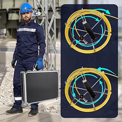 Generic 7 Inches Monitor 100ft/30m with Distance Mark Plumbing Snake Pipe Inspection Video Camera,DVR Recorder Waterproof IP68 Drain Sewer Pipeline Industrial Endoscope System…