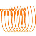 25 Inch Snake Drain Clog Remover Hair Drain Cleaner Tool Auger Hair Cleaning Tool Fits Shower Kitchen Sink Bath Tub Bathroom 8 PCS