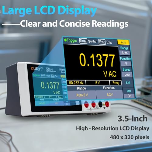 XDM1241 Bench Digital Multimeter, True RMS Desktop Meter - style: XDM1241