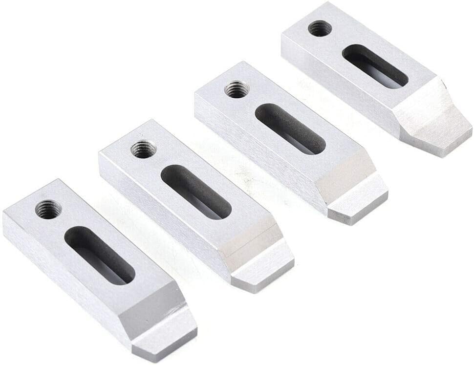 4PC M8 Clamp Kit Set Stainless Jig Holder Wire EDM Stainless Jig Holder for Clamping Rotary Tables Milling Tables Face Plates & Vertical Slide (70mm)