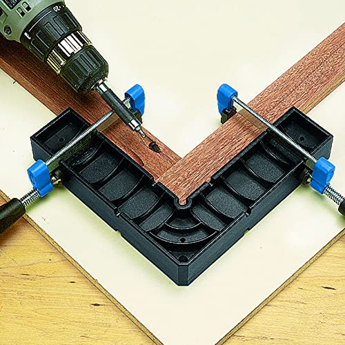 Rockler Clamp-It Assembly Square, 90° Right Angle Clamp for Woodworking