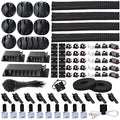 N NOROCME 192 PCS Cable Management Kit 4 Wire Organizer Sleeve