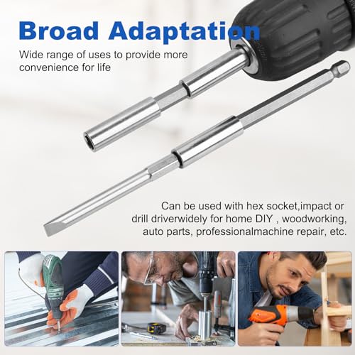 Rocaris 10 Pack Magnetic Extension Socket Drill Bit Holder - style: 10 Pack