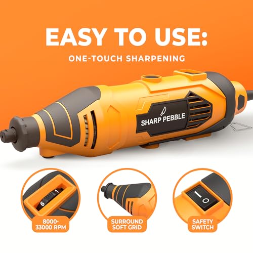Sharp Pebble Electric Chainsaw Sharpener Kit – Chain Saw Sharpening Tool