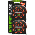 Crescent Lufkin 25' SHOCKFORCE NITE EYE Tape Measure 2 Pk | L1325BSET2V-02 - size: 25' Two Pack, style: SAE