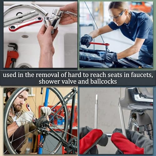 Chumia 4 Pcs Metal Seat Removal Set Including 3 Removal Tools