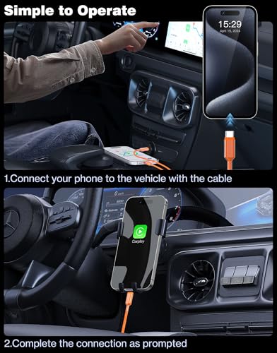 iMangoo 60W USB C to USB C Braided Cable for Car Play 6ft Orange - size: 6FT/2M