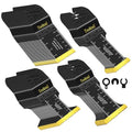 50 PCS Oscillating Tool Blades for Metal,Universal Multi Tool Blades Kits for Metal Nails Wood and Plastic,Titanium Oscillating Saw Blades Fit Dewalt Ryobi Milwaukee Rockwell
