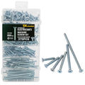 T.K.Excellent Flat Head Phillips Electrician's Machine Screw Kit,370 Pcs