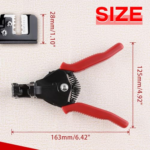 SPEEDWOX Automatic Wire Stripper Tool - Heavy Duty Precision Stripping Tool for 8-18 AWG Wire, Electric & Automotive Repair