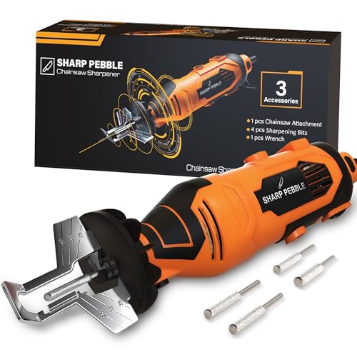 Sharp Pebble Electric Chainsaw Sharpener Kit – Chain Saw Sharpening Tool