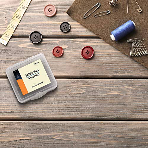 1.5Inch/38mm Safety Pins Bulk (38mm-500pcs) - color: 38mm-500pcs