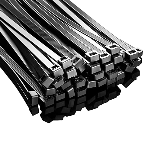 Long Zip Ties Heavy Duty 24 inch, Large Zip Ties with 200 lbs Tensile Strength, Big Cable Ties, Black, 50 Pack, by GAIIAN - size: 24" 200 lb (50 Pack)