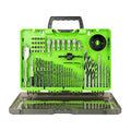 Greenworks 60 Piece Black Oxide Drilling and Driving Bit Set with Modular Case for Wood, Metal, Plastic, and Masonry,3X Longer Life,135° Split Point,Precision-Milled - size: Tool Only(60-Piece Accessories)