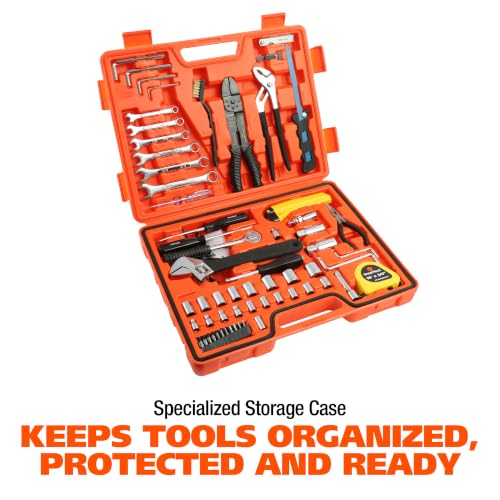 Great Neck MS125 125-Pc Marine Tool Set with Water-Resistant Boat Tool Box - size: 125-Piece
