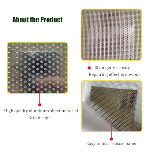 6 Pack 2 inch Wall Patch Repair, Drywall Patch Self-Adhesive Mesh Drywall Repair Patch and Fiberglass Repair Kit,Heavy Duty Dry Wall Hole Repair Patch for Drywall Plasterboard(2 x 2'') - size: 2inch*6