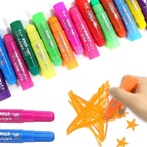 TBC The Best Crafts 24 Colors Paint Sticks Mixed pack - color: 24 Colors Mixed pack