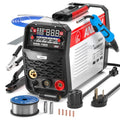 ANDELI 160A MIG Welder, 110V/220V 4-in-1 MIG/Flux Core MIG/Lift TIG/Stick - color: Red3