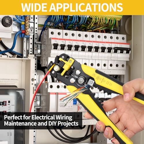 Self-Adjusting Wire Stripper Tool, 3-in-1 Heavy Duty Automatic Electrical