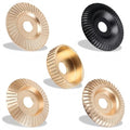 5PCS Wood Carving Disc Set for 4-1/2" Angle Grinder, 5/8" Arbor - color: 5 PCS Wood Carving Grinding Disc Set
