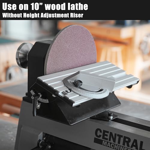 Lathe Mounted Disc Sander for 10 inch and 12 inch Woodtuning Lathe with Thread 1"X8TPI, Sanding Accessory, 9 inch Disc Sander. - color: Dsl-9b