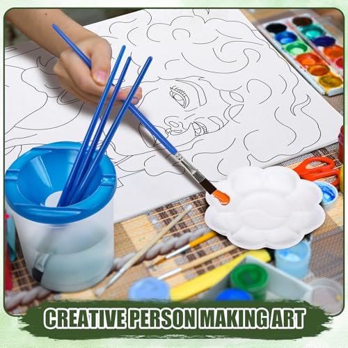 Sherr 140 Pcs 20 Set Pre Drawn Canvas Painting Kit, Cool Gentlemen and Lady - style: Cool Gentlemen and Lady