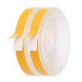 Thin Foam Weather Stripping 1/2in Wide X 1/16in Thick - 2 Rolls - size: 1/2"(W) x 1/16"(T) x 26'(L)