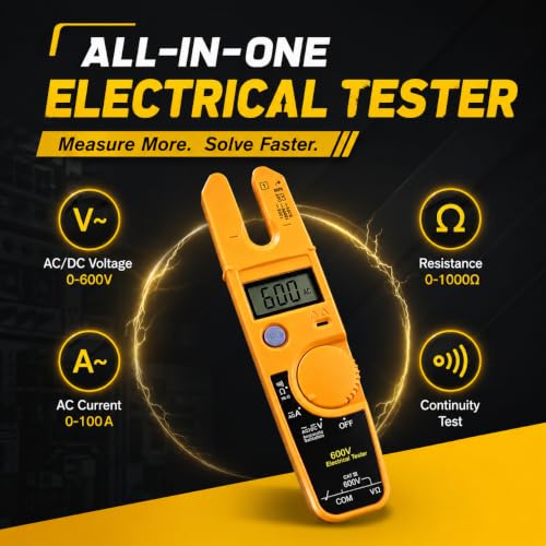 T5-600 Electrical Tester Compatible with Fluke Meter, 600V Voltage Tester - style: T5-600