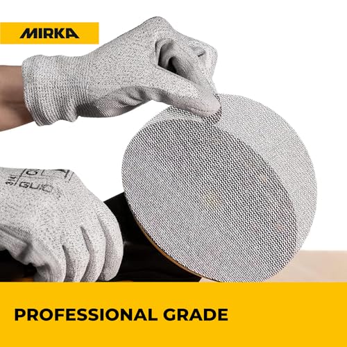 Mirka Abranet 6 Inch 240 Grit Mesh Sanding Discs, Hook and Loop, 50 Pack - size: Grit 240