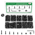 631PCS M3 Hex Socket Head Cap Screws, 12.9 Alloy Steel Bolts Kit - size: M3 631pcs 3